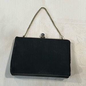 Vintage 1950’s Women’s Black Clutch